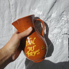 Load image into Gallery viewer, French Terracotta Wine Jug Carafe
