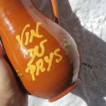 Load image into Gallery viewer, French Terracotta Wine Jug Carafe
