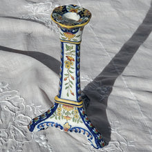 Load image into Gallery viewer, Antique French Faience Candlestick Holder
