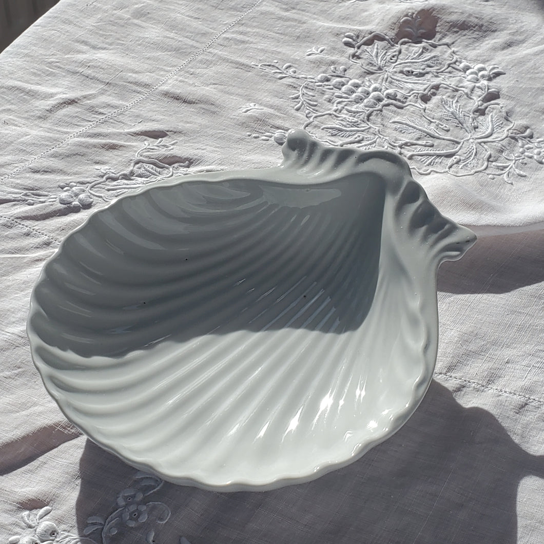French Ceramic Shell Bowl