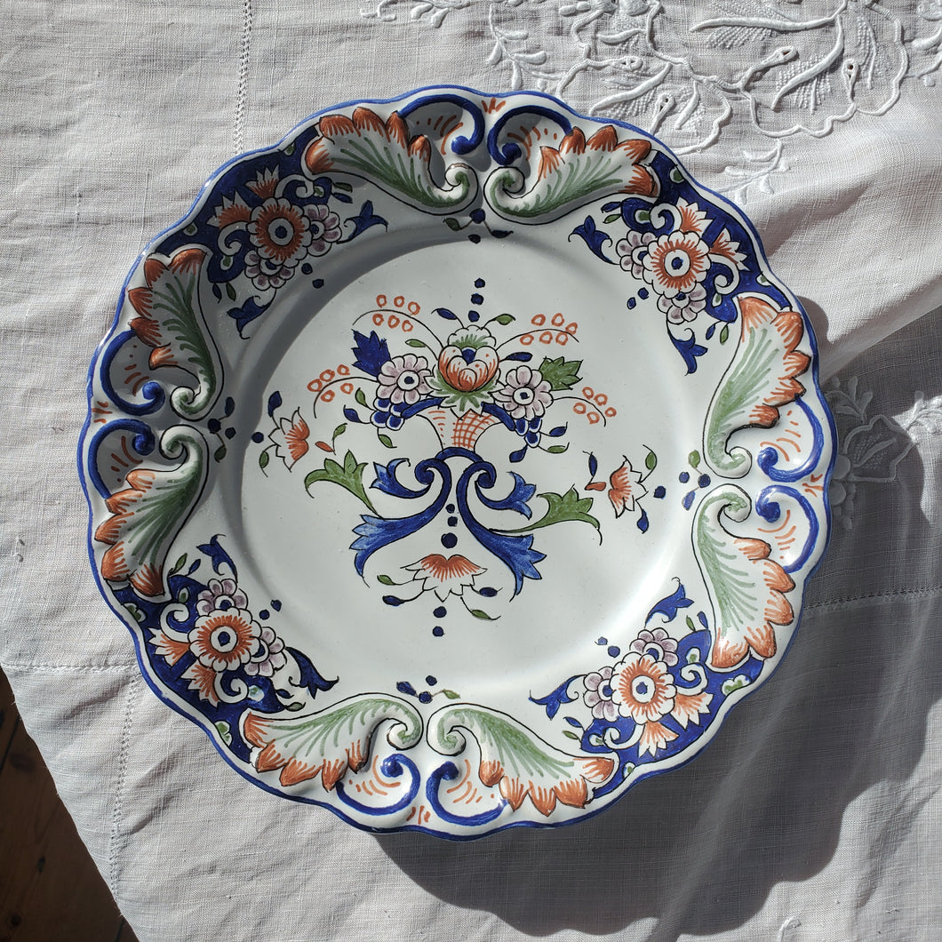 A French Faience Plate