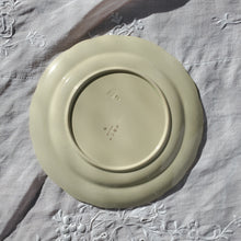 Load image into Gallery viewer, Small French Cream Plate With Floral Detailing
