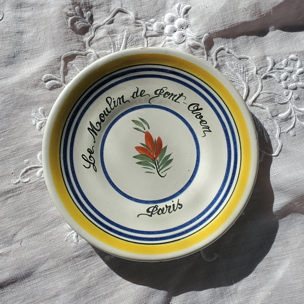 Small French Quimper Side Plate