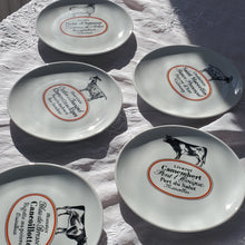 Load image into Gallery viewer, Set Of Six French Cheese Plates
