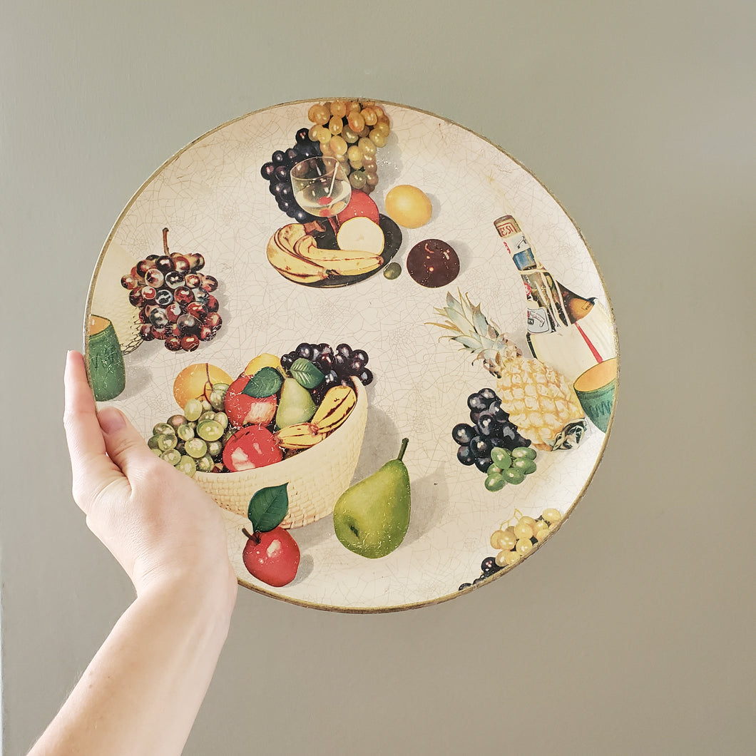 Vintage Drinks Serving Tray