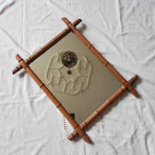 Load image into Gallery viewer, Antique French Bamboo Mirror
