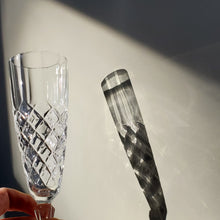 Load image into Gallery viewer, Set of Four Glass Champagne Flutes
