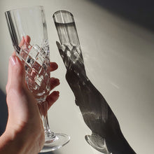 Load image into Gallery viewer, Set of Four Glass Champagne Flutes
