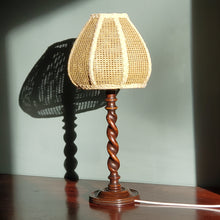 Load image into Gallery viewer, Wooden Barley Twist Lamp
