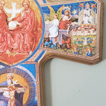 Load image into Gallery viewer, Wooden Religious Cross Wall Hanging
