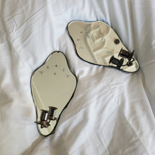 Load image into Gallery viewer, Pair of Mirrored Wall Sconces
