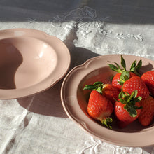 Load image into Gallery viewer, Pair Of Pink Scalloped Bowls
