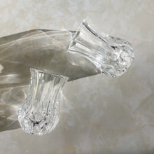 Load image into Gallery viewer, Pair Of Crystal Candlestick Holders
