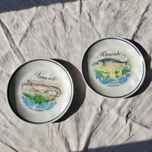 Load image into Gallery viewer, Pair of Vintage French Seafood Plates
