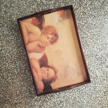 Load image into Gallery viewer, Wooden Cherub Serving Tray
