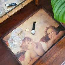 Load image into Gallery viewer, Wooden Cherub Serving Tray
