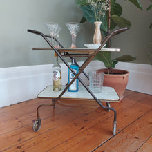 Load image into Gallery viewer, Vintage Mid-Century Drinks Cocktail Trolley
