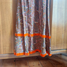 Load image into Gallery viewer, 1970s Paisley Maxi Dress
