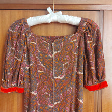 Load image into Gallery viewer, 1970s Paisley Maxi Dress
