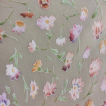 Load image into Gallery viewer, Green Floral Burnout Slip Midi Dress
