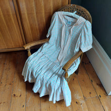 Load image into Gallery viewer, Laura Ashley Checkered Sailor Style Shift Dress
