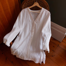 Load image into Gallery viewer, St Michael Linen Shirt Dress
