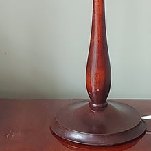 Load image into Gallery viewer, Antique Oak Wooden Lamp
