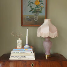 Load image into Gallery viewer, Purple Glass Italian Murano Style Lamp
