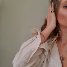 Load image into Gallery viewer, ring bracelet and necklace on woman
