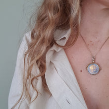 Load image into Gallery viewer, Rare Victorian 1894 Sterling Silver Mount with 1887 Enamelled Shilling Coin Fob Pendant
