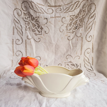 Load image into Gallery viewer, Vintage white planter
