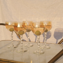 Load image into Gallery viewer, 1950s cocktail glasses
