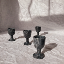 Load image into Gallery viewer, Black onyx egg cup set

