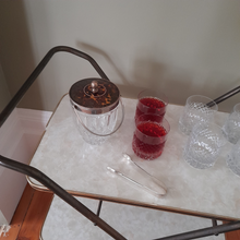 Load image into Gallery viewer, Antique Crystal Tortoiseshell Ice Bucket
