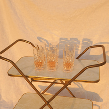 Load image into Gallery viewer, Vintage crystal tumblers
