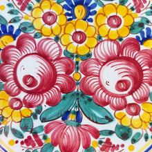 Load image into Gallery viewer, Large hand painted floral bowl
