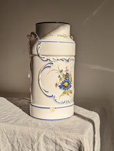 Load image into Gallery viewer, Large Ceramic French Floral Milk Can or Pot
