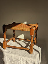 Load image into Gallery viewer, Mid-century Woven Seagrass Stool

