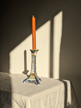 Load image into Gallery viewer, Antique French Faience Candlestick Holder

