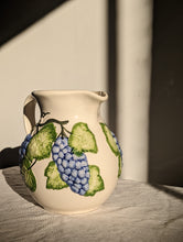 Load image into Gallery viewer, Italian Pitcher Jug with Grape Motif
