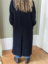 Load image into Gallery viewer, Navy Wool Coat
