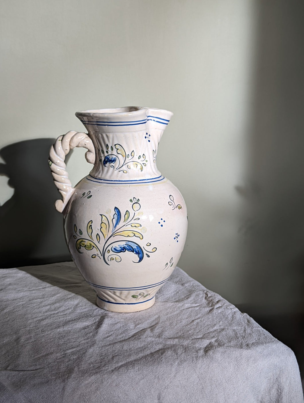 Large Italian Earthenware Jug