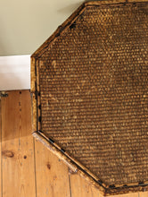Load image into Gallery viewer, Antique Victorian 3 tier bamboo side table with octagonal table top
