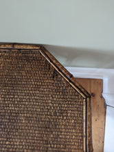 Load image into Gallery viewer, Antique Victorian 3 tier bamboo side table with octagonal table top
