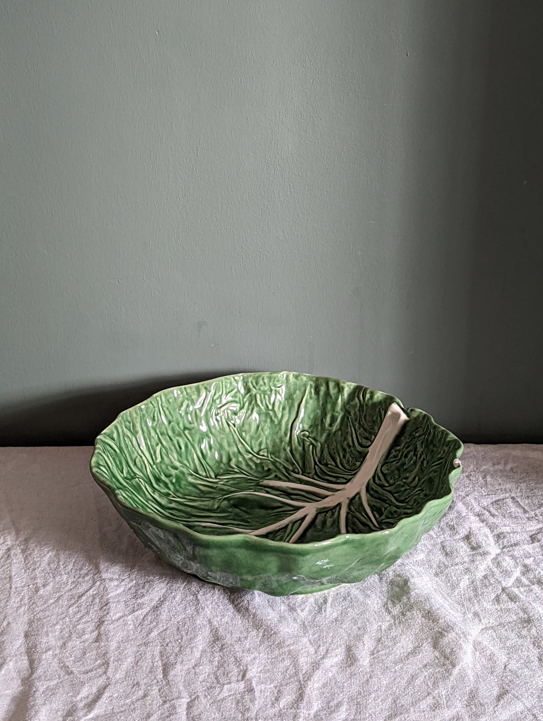 A large cabbage bowl