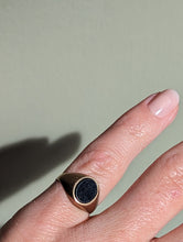 Load image into Gallery viewer, Antique 9ct Gold Black Onyx Pinky Signet Ring
