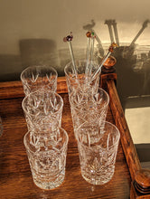 Load image into Gallery viewer, Set of Six Crystal Glass Tumblers
