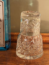 Load image into Gallery viewer, antique crystal carafe and tumbler 
