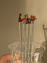 Load image into Gallery viewer, glass cocktail stirrers

