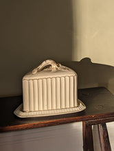 Load image into Gallery viewer, Large 19th Century Antique Gold Victorian Cheese Dish by Franz Ant. Mehlem
